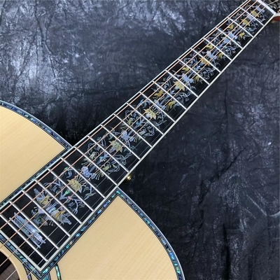 Custom Martin Style Deluxe D-100AA Tout en bois massif 41 pouces type D épinette Guitare acoustique Abalone fournisseur