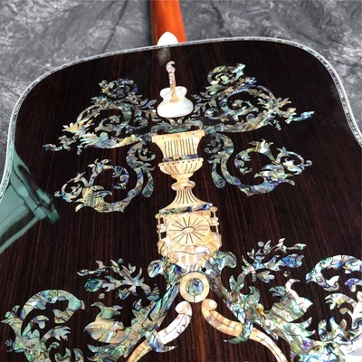Custom Martin Style Deluxe D-100AA Tout en bois massif 41 pouces type D épinette Guitare acoustique Abalone fournisseur