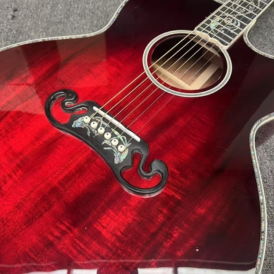 Guitare acoustique KOA haut coupé Jumbo, côté arrière, style Gibson 43 pouces fournisseur
