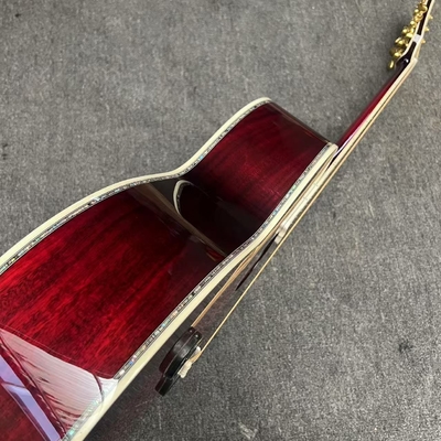 Guitare acoustique KOA haut coupé Jumbo, côté arrière, style Gibson 43 pouces fournisseur