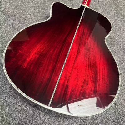 Guitare acoustique KOA haut coupé Jumbo, côté arrière, style Gibson 43 pouces fournisseur