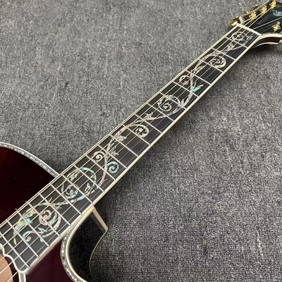 Guitare acoustique KOA haut coupé Jumbo, côté arrière, style Gibson 43 pouces fournisseur