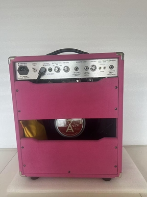 Réverbération de surentraînement personnalisée 20 Watt 1x12 Combo Purple Suede 2 X EL84 3 X 12ax7 Tubes JJ fournisseur