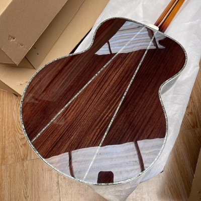 Couleur Sunburst personnalisée SJ200 ALL en bois massif Jumbo Guitare acoustique type Crown Monarch fournisseur
