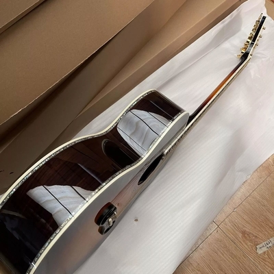 Guitare acoustique Jumbo en bois massif SJ200 fournisseur
