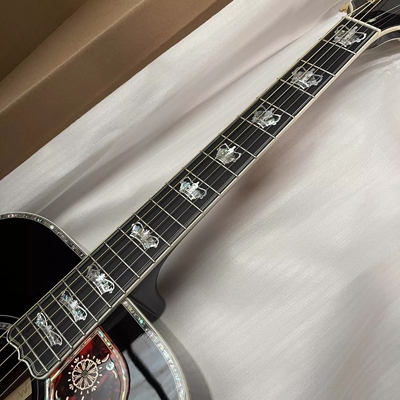 Guitare acoustique Jumbo en bois massif SJ200 fournisseur