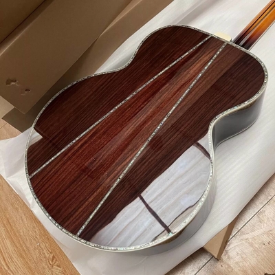 Guitare acoustique Jumbo en bois massif SJ200 fournisseur