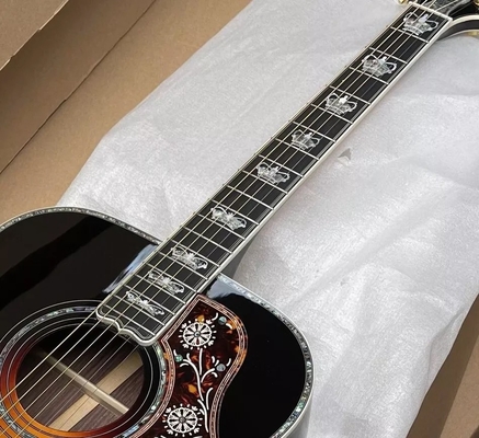 Guitare acoustique Jumbo en bois massif SJ200 fournisseur