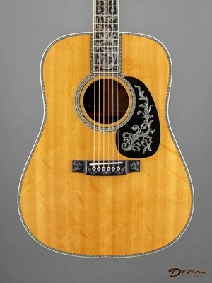 Guitare acoustique Dreadnought en édition limitée, en bois massif fournisseur