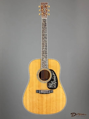 Guitare acoustique Dreadnought en édition limitée, en bois massif fournisseur