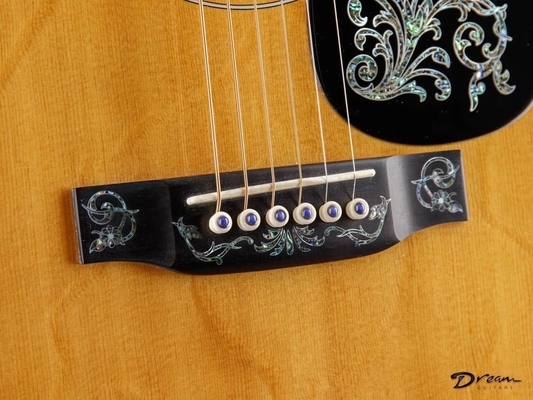 Guitare acoustique Dreadnought en édition limitée, en bois massif fournisseur