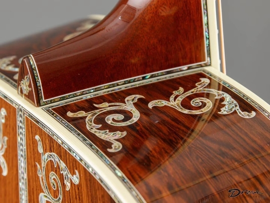 Guitare acoustique Dreadnought en édition limitée, en bois massif fournisseur