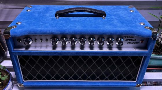 Tête d'ampli Singer Custom D Style Steel String 20W 50W 100W avec couleur bleu suède, modèle Grand Amplificateur SSS fournisseur