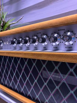 Tête d'ampli Custom Dumble CLONE Steel String Singer 20W 50W 100W avec couleur marron suède, modèle Grand Amplificateur SSS fournisseur