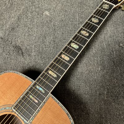 Custom M Style Solid Cedar Top D45caa Dreadnought Acoustic Guitar with Solid Rosewood Back Side, customized logo on headstock fournisseur