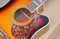Guitare acoustique J45 avec clavier en bois de rose, liant blanc, peut ajouter des pick-ups Fishman fournisseur