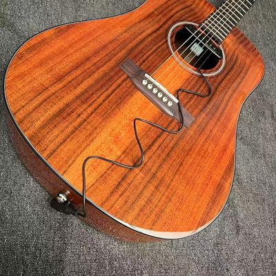 Custom Martin Style Dreadnought D-18AA All Solid KOA Wood Acoustic Guitar, Accept Guitar OEM fournisseur