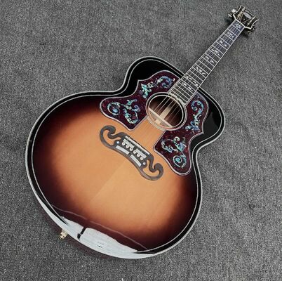 Guitare acoustique personnalisée BOB DYLAN GIBSON Style SJ 200 en Sunburst avec face arrière Cocobolo fournisseur