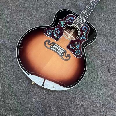 Guitare acoustique personnalisée BOB DYLAN GIBSON Style SJ 200 en Sunburst avec face arrière Cocobolo fournisseur