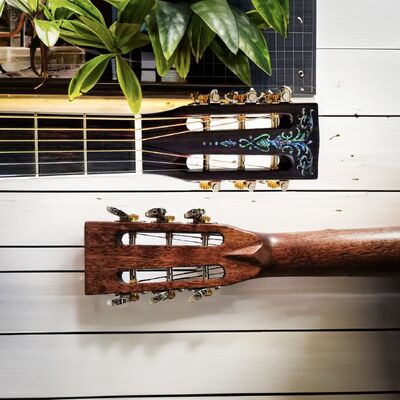 Guitare acoustique personnalisée O28 Parlour en palissandre massif, avec largeur d'écrou de 45mm, petite guitare O en finition bleu satiné fournisseur