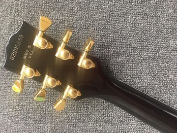 Une guitare jazz personnalisée, une guitare électrique, un double trou en F. fournisseur
