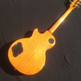 Guitare électrique LP standard avec matériel en or et incrustation de fleurs fournisseur