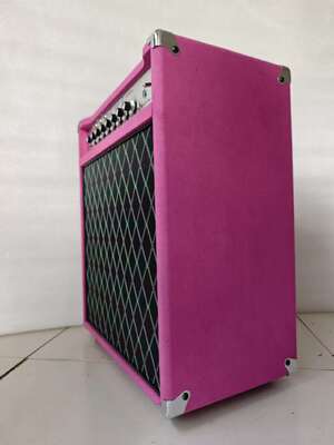 Tête d'ampli filaire personnalisée Grand ODR Overdrive Reverb 20 watts avec daim violet, prix spécial fournisseur