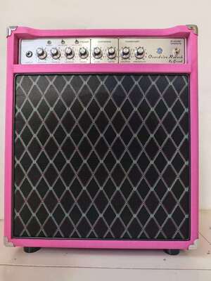Tête d'ampli filaire personnalisée Grand ODR Overdrive Reverb 20 watts avec daim violet, prix spécial fournisseur