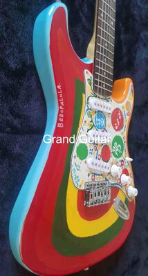 Custom Fender GUITAR Shop George Harrison Rocky Masterbuilt P.Waller Guitare électrique fournisseur