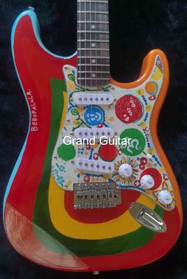 Custom Fender GUITAR Shop George Harrison Rocky Masterbuilt P.Waller Guitare électrique fournisseur
