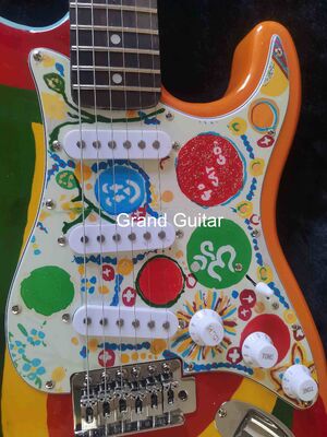 Custom Fender GUITAR Shop George Harrison Rocky Masterbuilt P.Waller Guitare électrique fournisseur