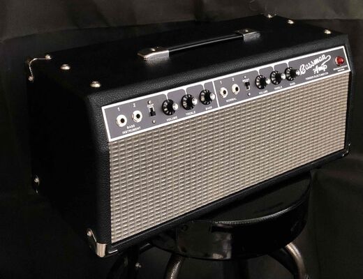 Tête d'ampli guitare Bassman à panneau noir, 2 canaux, 50 watts, 1964 6L6*2, 12AX7*4 Tubes fournisseur