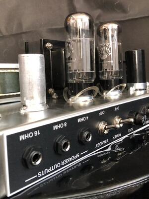 Tête d'ampli guitare Bassman à panneau noir, 2 canaux, 50 watts, 1964 6L6*2, 12AX7*4 Tubes fournisseur