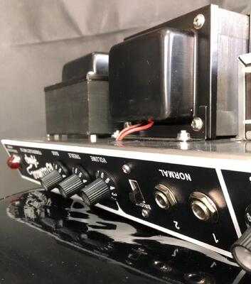 Tête d'ampli guitare Bassman à panneau noir, 2 canaux, 50 watts, 1964 6L6*2, 12AX7*4 Tubes fournisseur
