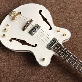 Nouveau style, Chine Custom Jazz blanc F corps creux guitare électrique, Rosewood fingerboard, système de vibrato fournisseur