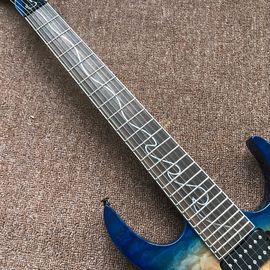 Nouveau style.travail manuel personnalisé 6 cordes bleue Guitare électrique.Guitare à clapet Rosewood.support de la personnalisation guitare fournisseur