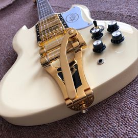 Nouveau style, guitare électrique chinoise sur mesure SG Jazz, fingerboard Rosewood, 3 détecteurs, guitare Gold hardware, système vibrato fournisseur
