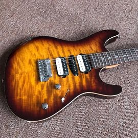 Guitare électrique Tiger Flame. fournisseur