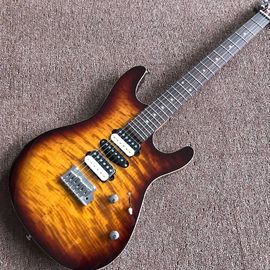 Guitare électrique Tiger Flame. fournisseur