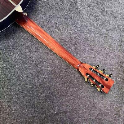 AAAAA haut en sapin massif OM corps SOLID ROSEWOOD arrière côté acoustique de la guitare noix d'os fournisseur