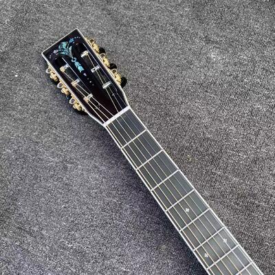 AAAAA haut en sapin massif OM corps SOLID ROSEWOOD arrière côté acoustique de la guitare noix d'os fournisseur