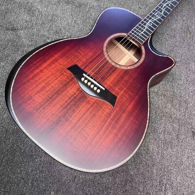 AAAAA dessus en koa solide corps k24ce dos en KOA solide écrou en os pour guitare acoustique de style Taylor fournisseur