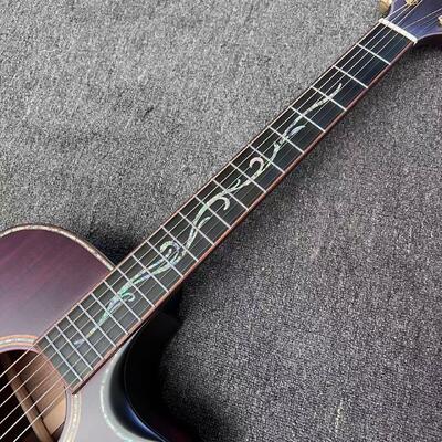 AAAAA dessus en koa solide corps k24ce dos en KOA solide écrou en os pour guitare acoustique de style Taylor fournisseur