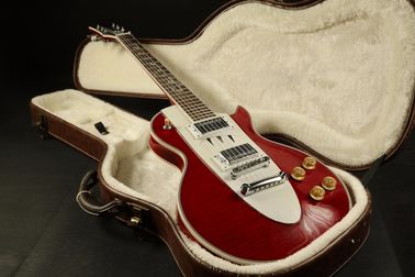 LP Corvette Guitare électrique en forme d'érable Top Veneer Grover Tuner Plus de couleurs à choisir fournisseur