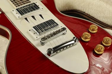 LP Corvette Guitare électrique en forme d'érable Top Veneer Grover Tuner Plus de couleurs à choisir fournisseur