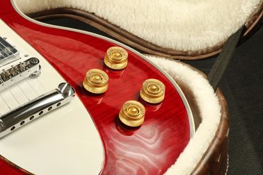 LP Corvette Guitare électrique en forme d'érable Top Veneer Grover Tuner Plus de couleurs à choisir fournisseur