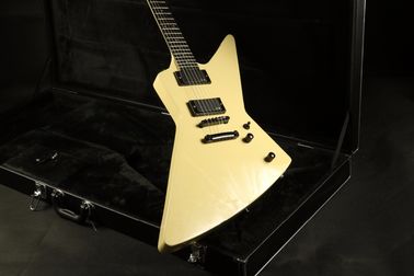 La meilleure qualité ESPS Explorer Guitare électrique Crème couleur Fingerboard Inlay Noir Hardware EMG Pickups fournisseur