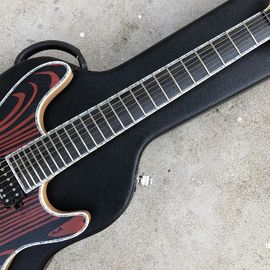 2019 Maple Top 7 Strings Guitare électrique,Abalone liant,Ebonné tableau de bord Col du corps Guitare électrique fournisseur