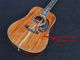 Guitare acoustique en bois de koa solide de luxe fait main, Guitarra acoustique, bois solide de koa avec la marqueterie d'ormeau fournisseur