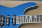 Metallic Blue Set In JS Guitare électrique avec Floyd Rose, 24 Frets, Corps de liaison blanc fournisseur